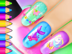 Spill Coloring Book: Nail Art Salon