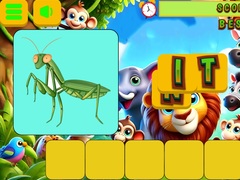 Spill Word Animals For Kids