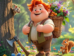 Spill Find The Differences: The Honest Woodcutter