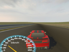 Spill Red Car F8 Racetrack