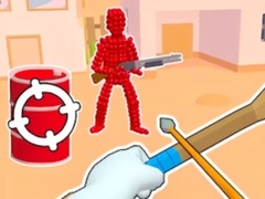 Spill Stickman Archer Shooting Arrows at Reds