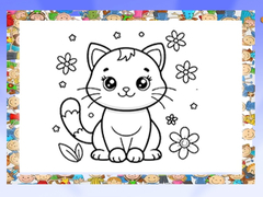Spill Beautiful Cats Coloring Book