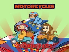 Spill Motorcycle Coloring Pages