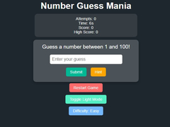 Spill Number Guess Mania