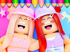 Spill Coloring Book: Roblox Bestie