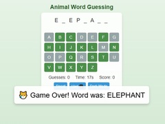 Spill Animal Word Guessing Game