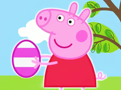 Spill Jigsaw Puzzle: Peppa Pig Easter Eggs