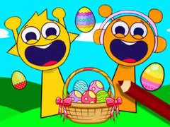 Spill Coloring Book: Sprunki Incredibox Easter