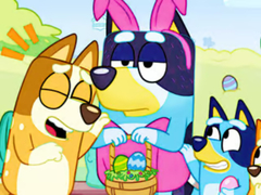 Spill Jigsaw Puzzle: Bluey Easter Dress Up