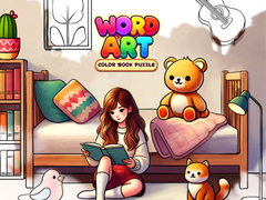 Spill Word Art: Color Book Puzzle