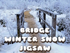 Spill Bridge Winter Snow Jigsaw
