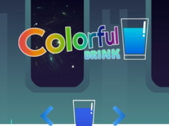 Spill Colorful Drink