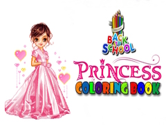 Spill Back To School Princess Coloring Book