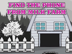 Spill Find The Phone From Milk Farm