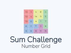 Spill Sum Challenge Number Grid
