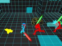 Spill Stickman Neon Sword Fighting