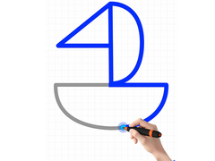 Spill Single Line Puzzle Drawing