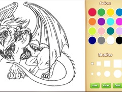 Spill Dragon Chimera Coloring Book