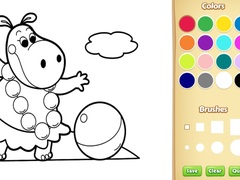 Spill Baby Farm Animals Coloring Book for Kids