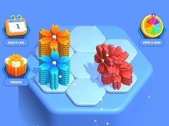 Spill Flower Hexa Puzzle