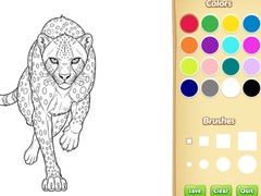 Spill Wild Animals Coloring Book