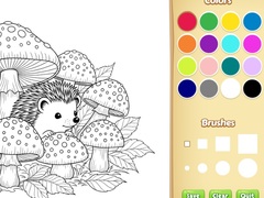 Spill Cartoon Animal Coloring Book for Kids