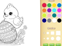 Spill Easter Coloring Book for Kids