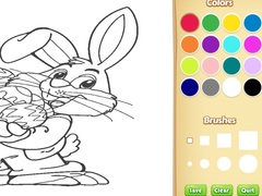 Spill Easter Bunny Coloring Book for Kids