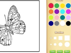 Spill Butterflies Coloring Book for Kids