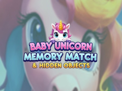 Spill Baby Unicorn Memory Match & Hidden Objects