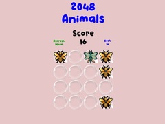 Spill 2048 Animals