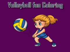 Spill Volleyball Fun Coloring