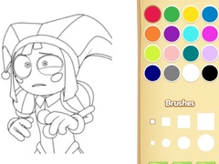 Spill Pomni Coloring Book For Kids