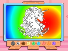 Spill Coloring Book: Glitter Unicorn