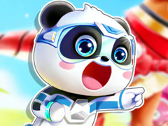 Spill Jigsaw Puzzle: Baby Panda Robot Team