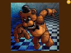 Spill Fnaf Freddy Sliding Puzzle