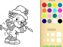 Spill Clown Coloring Book For Adults