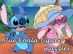 Spill Blue Koala Jigsaw Puzzles