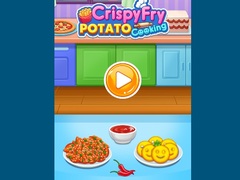 Spill Crispy Fry Potato Cooking