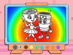 Spill Coloring Book: Cappuccina Assassino Love Story