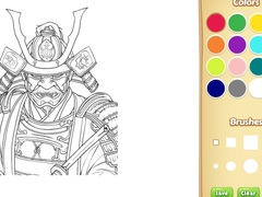 Spill Samurai Coloring Book