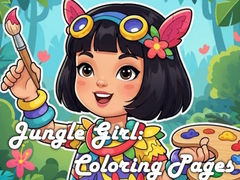 Spill Jungle Girl: Coloring Pages