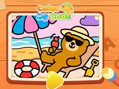 Spill Color By Code: Chill Bear