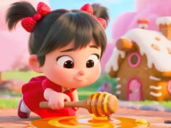 Spill Jigsaw Puzzle: Honey Girl Candy House