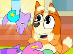 Spill Jigsaw Puzzle: Bluey Toy Claw Machine