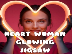 Spill Heart Woman Glowing Jigsaw
