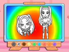 Spill Coloring Book: Mira Kpop Demon Hunters