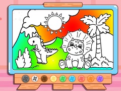 Spill Coloring Book: Jurassic Dinosaurs