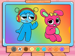 Spill Coloring Book: Sprunki Pinki & Oren