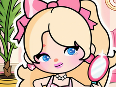 Spill Jigsaw Puzzle: Aha World Barbie Dollhouse